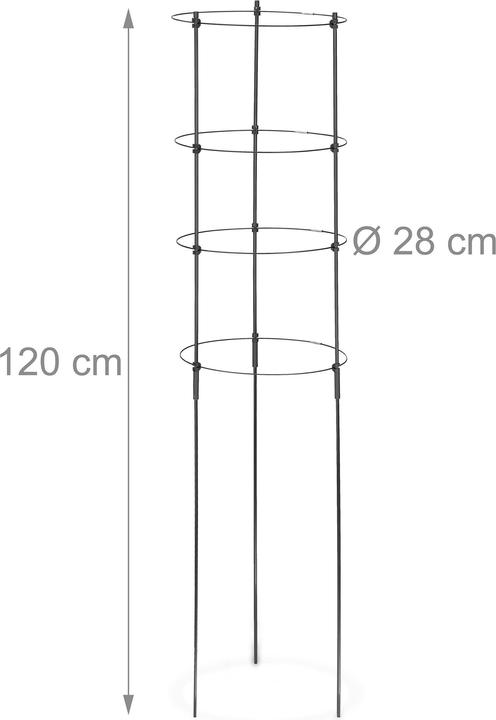 Image du produit Relaxdays 2x support pour plantes grimpantes (30 cm, 30 cm)