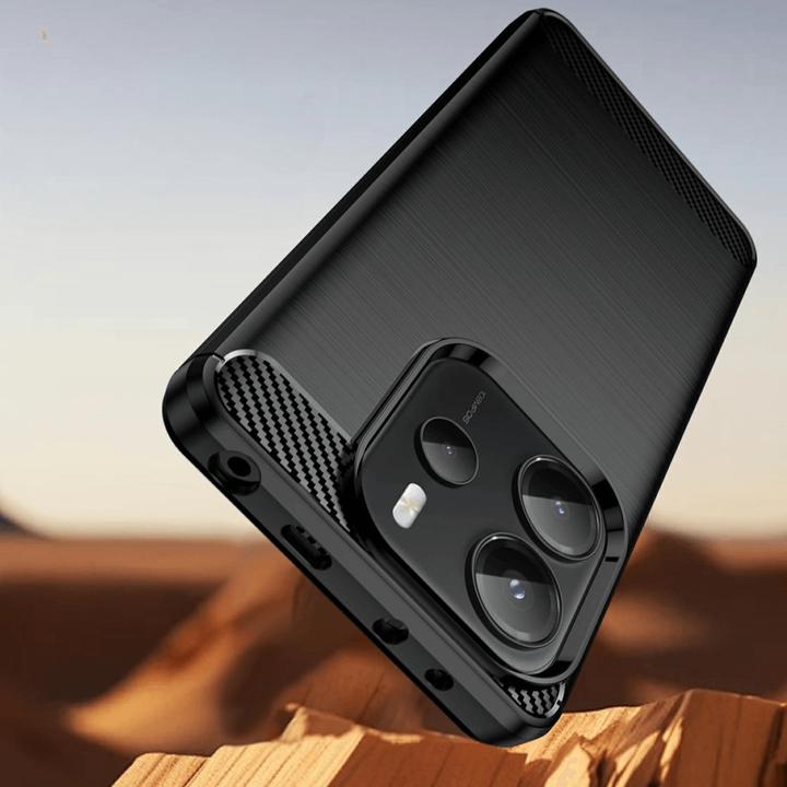 Image du produit Cover-Discount Xiaomi Redmi Note 14 4G - Metall Carbon Look Hülle (Xiaomi Redmi Note 14)