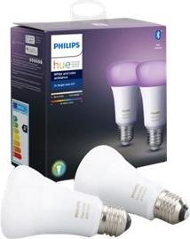 Immagine prodotto Philips Hue White & Color Ambiance BT (E27, 9.50 W, 806 lm, 2 x, F)