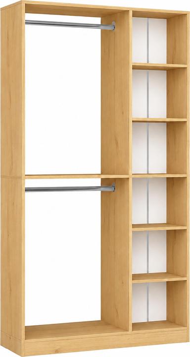 Produktbild VCM Holz Kleiderständer mit Regal Palosa XL (110 x 35 x 211 cm)