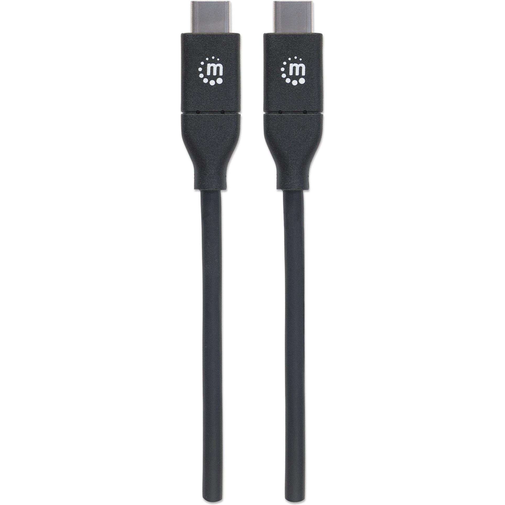 Thumbnail - Manhattan USB 2.0, Typ C-Stecker auf Typ C-Stecker (2 m, USB 2.0), USB Kabel