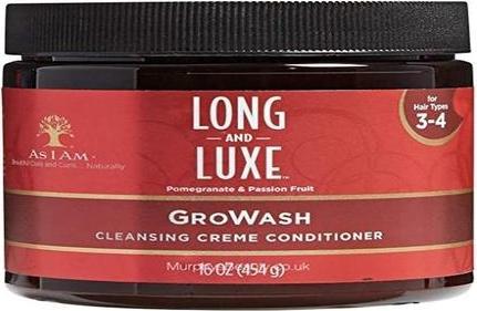 As I Am GroWash Cleansing Creme Conditioner 16oz 454ml (454 ml)