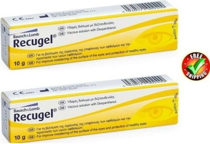Bausch + Lomb Bausch & Lomb Recugel Augengel 10g - Kostenloser Versand (Augenpflege Gel, Tag)