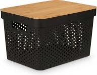 Produktbild Kinvara Mehrzweckbox mit perforiertem Bambusdeckel grd sch (26.20 cm)