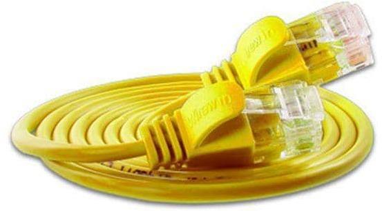 Produktbild Wirewin Slim Patchkabel: UTP, 2m, gelb (CAT6, 2 m)