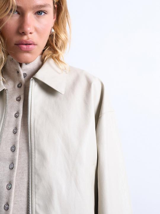 Immagine prodotto Spokey Fly-Away Kragen Jacke Lederjacke (M)