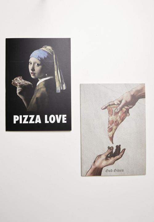 Produktbild Mister Tee Pizza Art Exercise Book 2-Pack