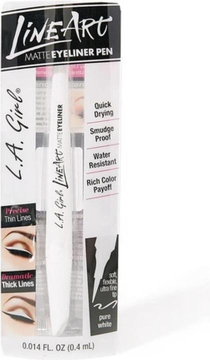 Produktbild L.A. Girl LA Girl Line Art Matte Eyeliner GLE715 Weiss von Glitz (White by Glitz)