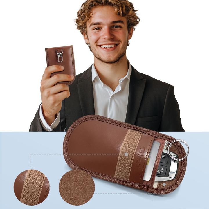 Immagine prodotto Tech-Protect KLR100 RFID Blocking Car Key Case - Brown