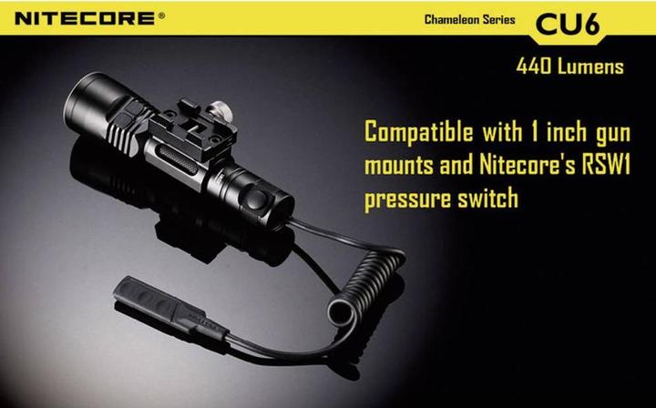 Image du produit Nitecore Chameleon CU6 avec LED UV (14.30 cm, 440 lm)
