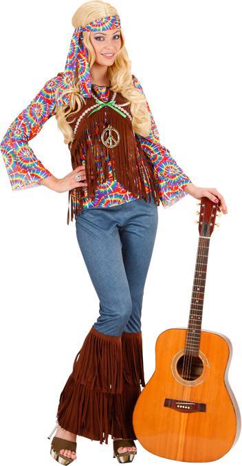 Produktbild Widmann Farbenfrohes Hippiekostüm (XL)