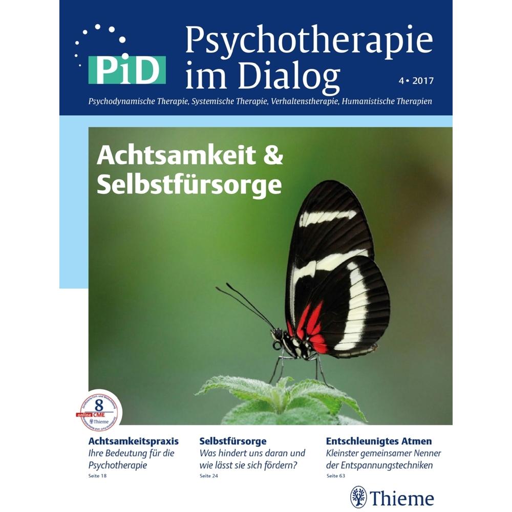 Psychotherapie im Dialog.4/2017 Achtsam, Fachbücher