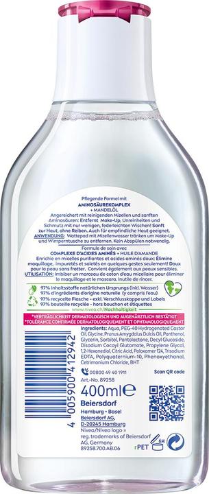Image du produit NIVEA Pflegendes Mizellenwasser DUO (Eau micellaire, 800 ml)