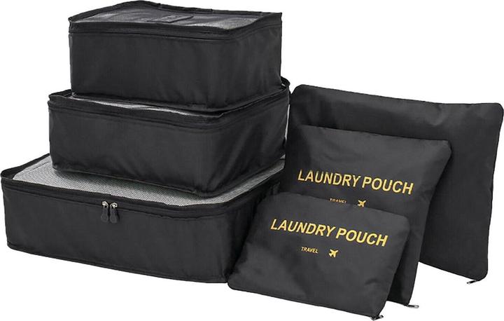 Immagine prodotto JTI Borse da viaggio - varie dimensioni - 6 pezzi - grigio (Custodia)