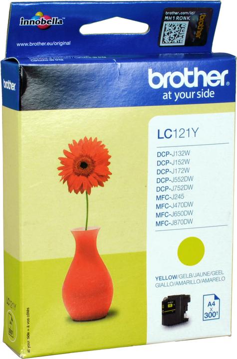Actual product image Brother Lc-121y (Y)