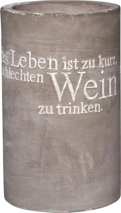 Produktbild Räder Vino Beton Leben ist kurz Flaschenkühler