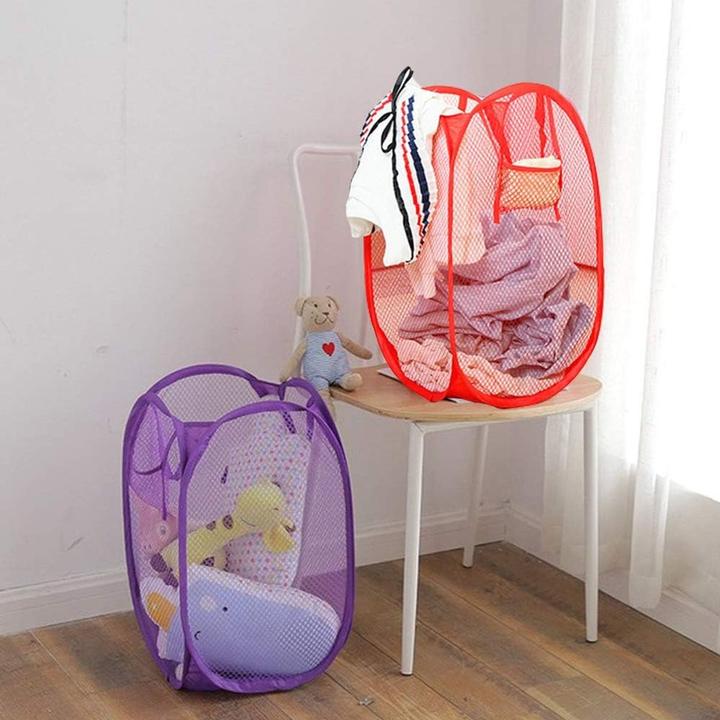 Actual product image König Design Pop up laundry basket laundry bag foldable storage basket laundry bin collector box