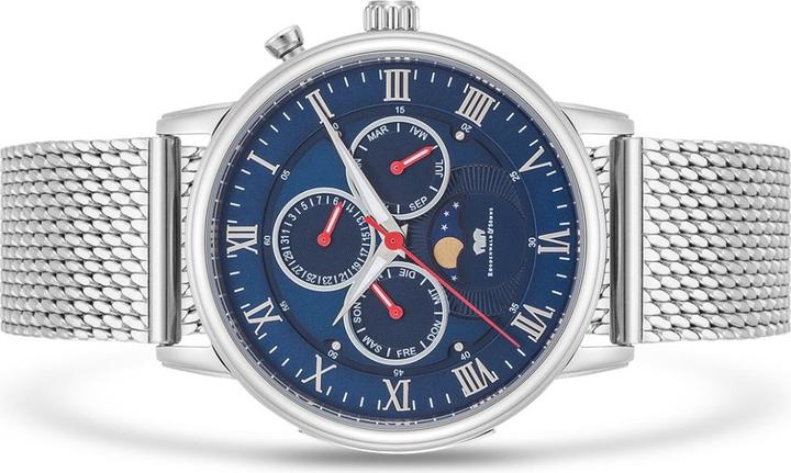 Image du produit Multifonctions Moontime II Acier inoxydable Argent - 34104 (Montre analogique, 40 mm)