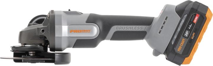 Immagine prodotto Procraft Industrial AG125A Smerigliatrice angolare a batteria 20 V 125 mm Brushless + 1x batteria (125 mm)