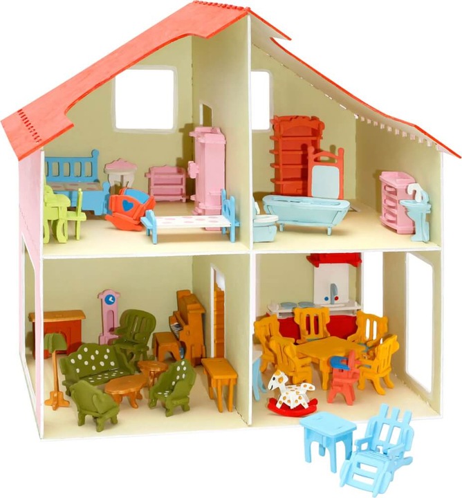 Actual product image Donau Doll house with furniture