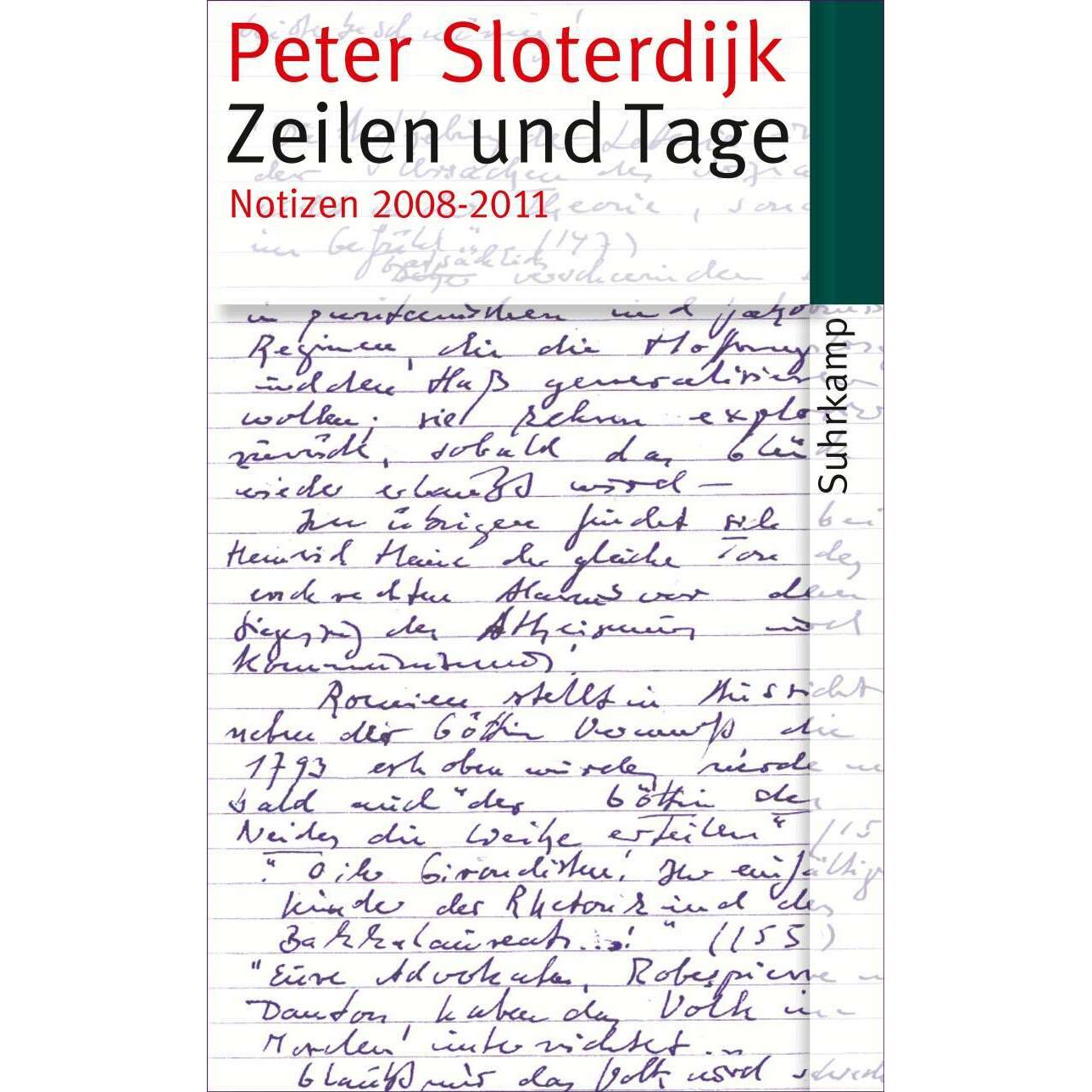 Zeilen und Tage, Sachbücher von Peter Sloterdijk