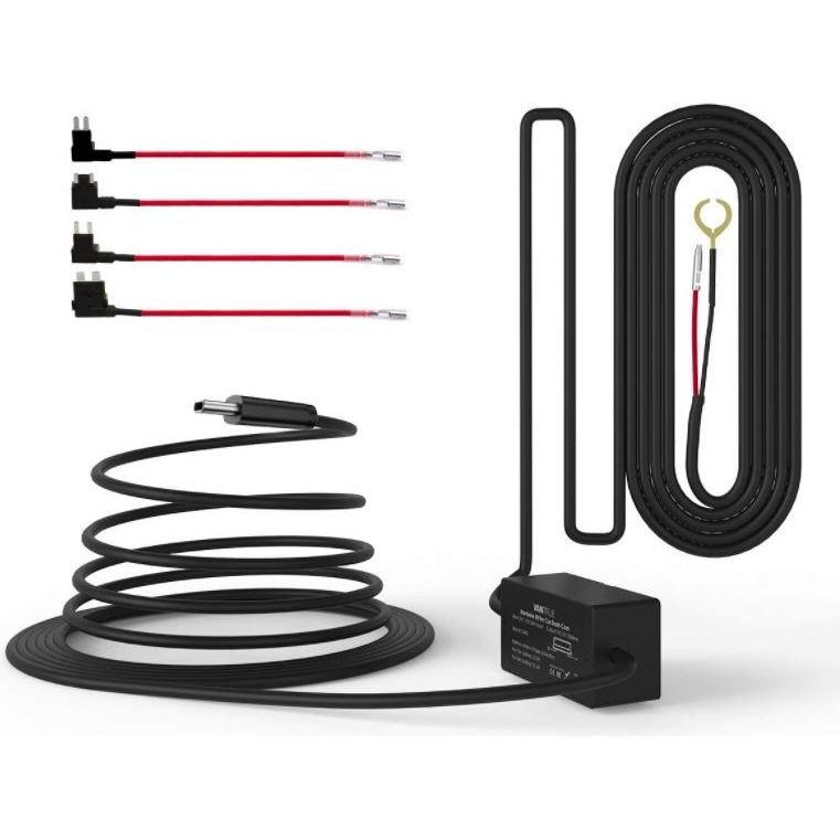 Vantrue Netzteil für Autokamera (N4, X4S, E1, e2, N2S, T3), Action Cam Zubehör, Schwarz
