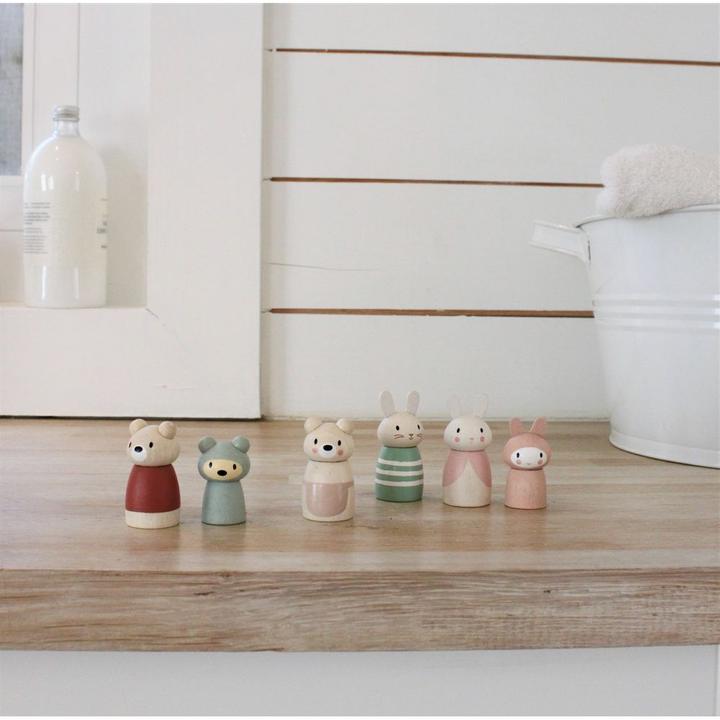 Produktbild Tender Leaf Toys Puppenhaus Hasenfamilie