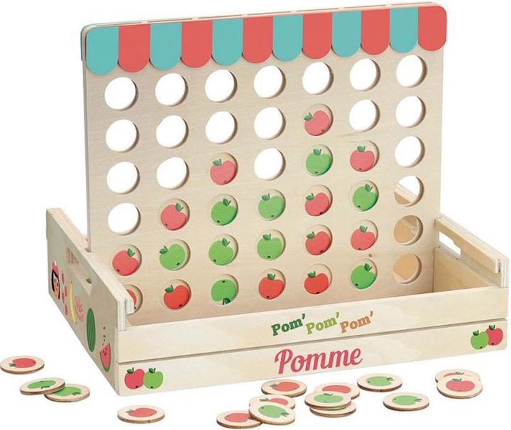 Produktbild Vilac 4 gewinnt (Pom, Pom, Pom, Pomme) (Deutsch, Französisch, Italienisch, Englisch)