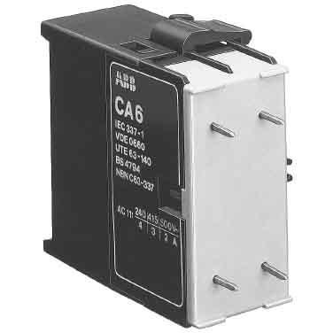 Thumbnail - ABB, Schutzschalter, Hilfskontakt 2-polig CA6 Seitliche Montage, 600 V CA6