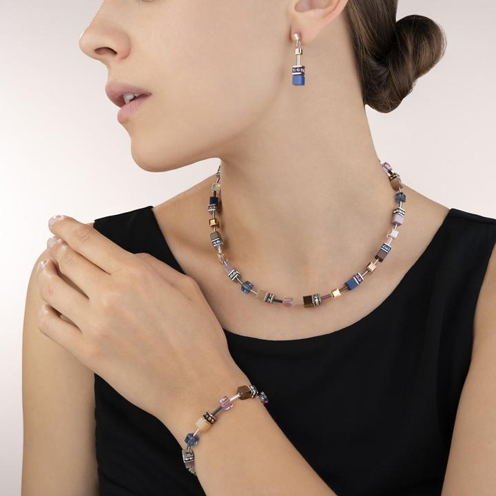 Immagine prodotto Coeur de Lion Collana GeoCube (Acciaio inossidabile, Vetro)