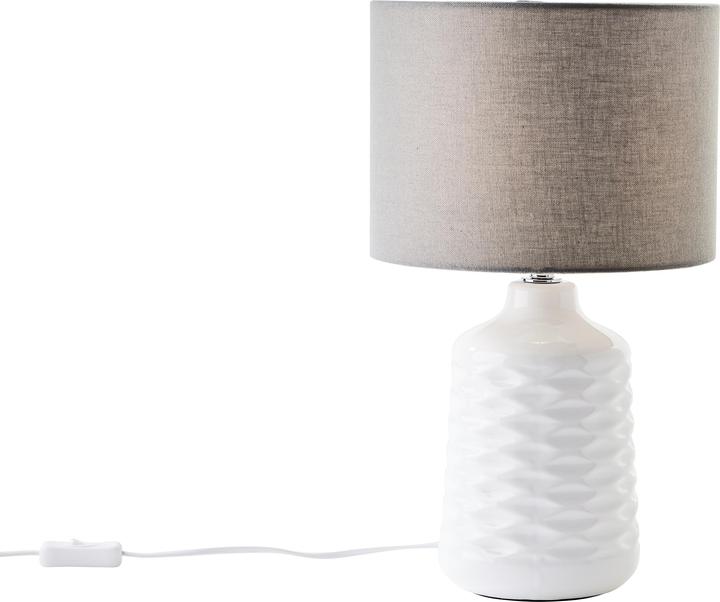 Produktbild Brilliant Ilysa Tischleuchte 42cm weiss/grau (E14)