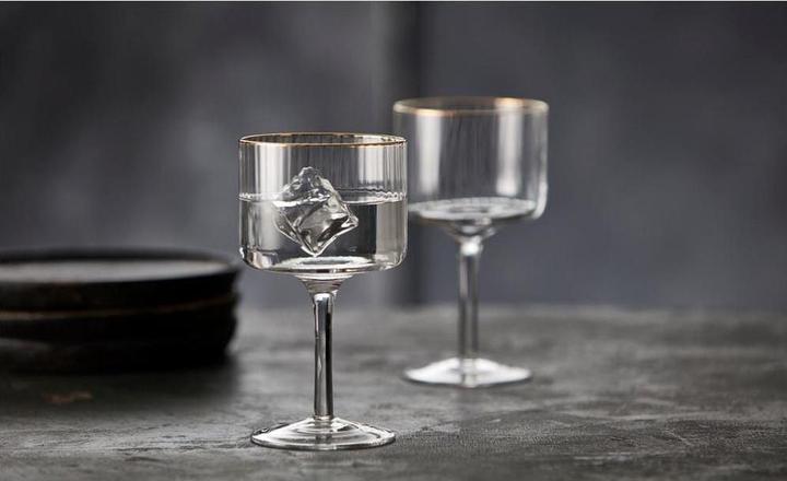 Produktbild Lyngby 32 cl - Glas - Klar m. guldkant (4.50 dl, 4 x)