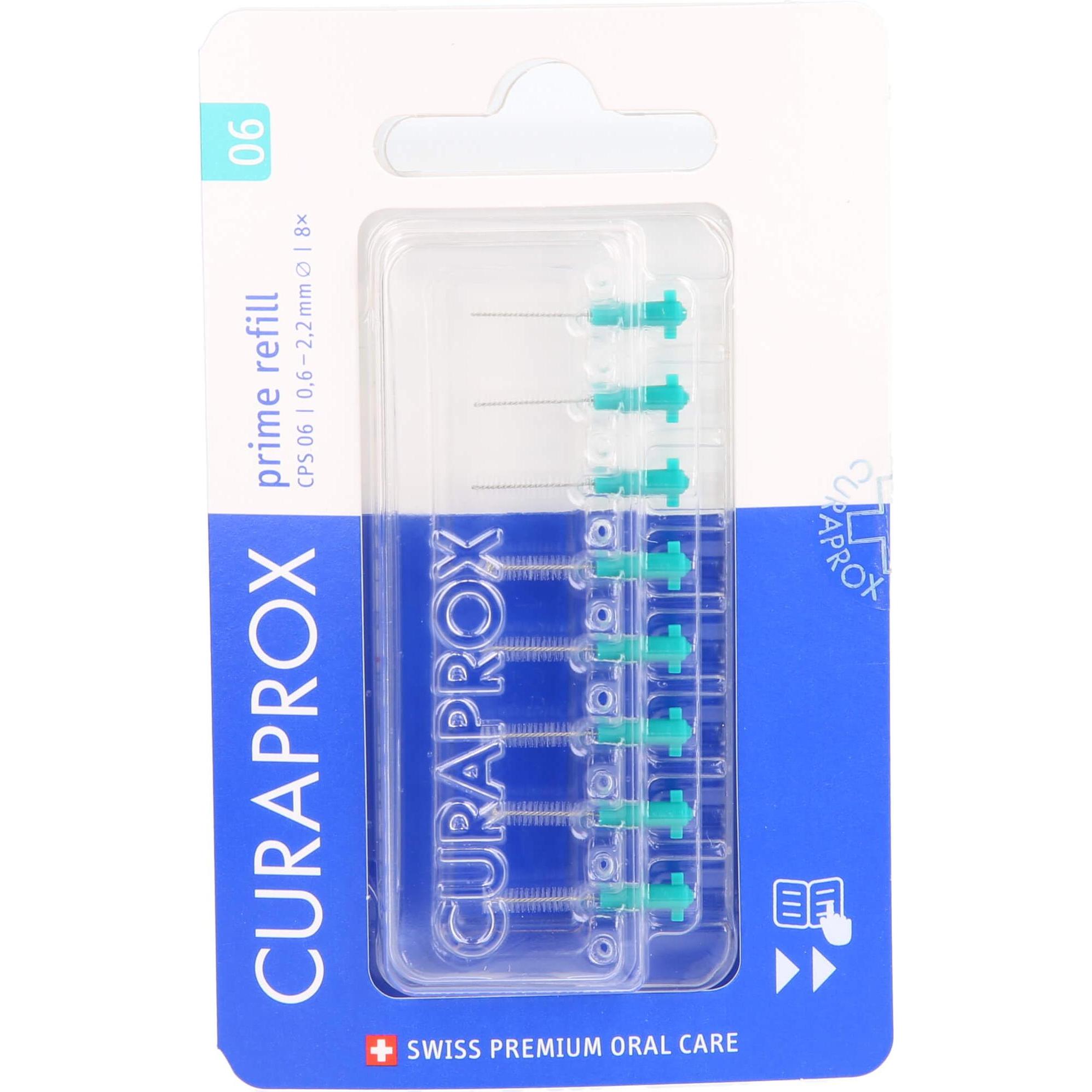 Curaprox, Interdentalbürste, CPS 06 Prime Refill (8x) (8 x, 2.20 mm)