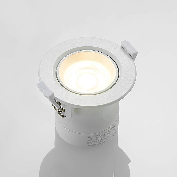 Produktbild Prios Shima LED-Einbauleuchte, weiss, 3.000 K, 7 W (450 lm)