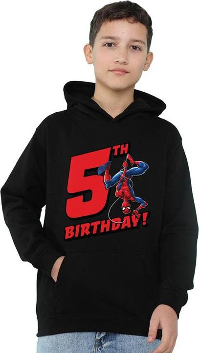 Produktbild Spiderman Kapuzenpullover Zum Überziehen meliert 5. Geburtstag (128)
