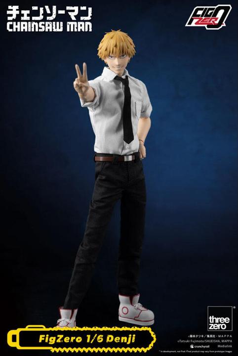 Actual product image ThreeZero Chainsaw Man FigZero figurine 1/6 Denji 29 cm