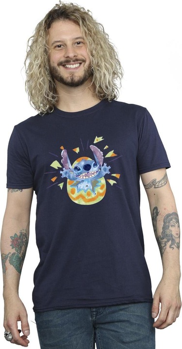 Immagine prodotto Disney Lilo & Stitch Cracking Egg Maglietta Uomo (4XL)