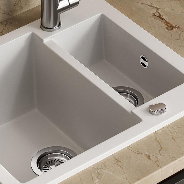 Produktbild Bergström Prag mit 2 Spülen (Einbauspüle, 50 cm, 58 cm)