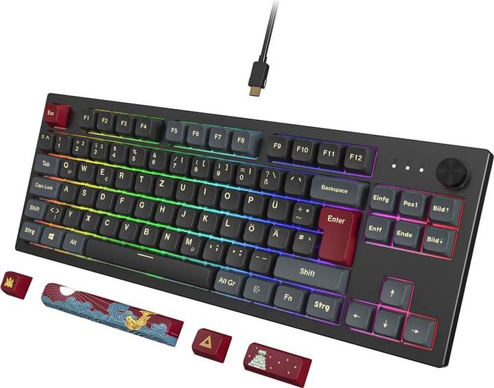Actual product image Montech MKey Darkness (DE, Cable)
