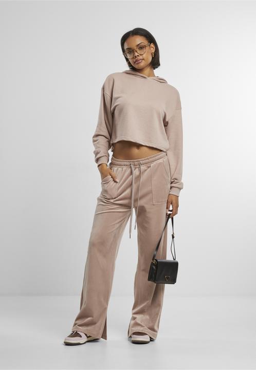 Actual product image Urban Classics Ladies Oversized Cropped Light Terry Hoodie - 159545 (M)