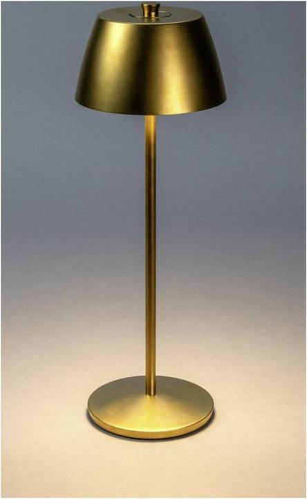 Actual product image Konstsmide Akku-Tischleuchte Éze LED 2200/3000K, Dimmbar - Gold Matt (170 lm)