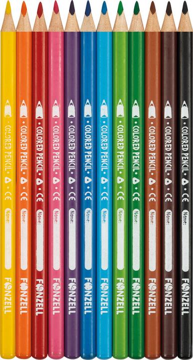 Produktbild Fonzell Farbstifte in Zylinderetui (12x)