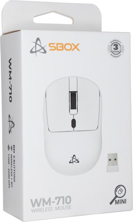 Image du produit Sbox WM-710 blanc sans fil (Sans fil)