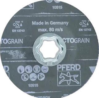 Actual product image Pferd Fibre disc Combiclick VICTOGRAIN Ø 125 mm grain size 80 steel, cast iron, aluminium/NE metal (80)