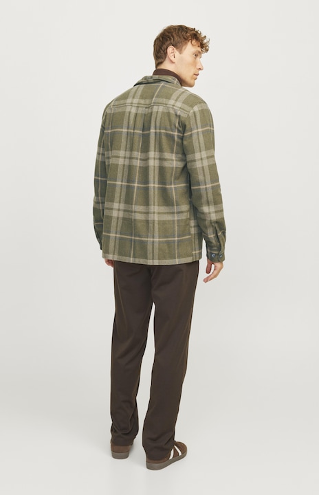 Image du produit Jack & Jones Jprraymond Melange Check Ls Overshirt Sn (M)