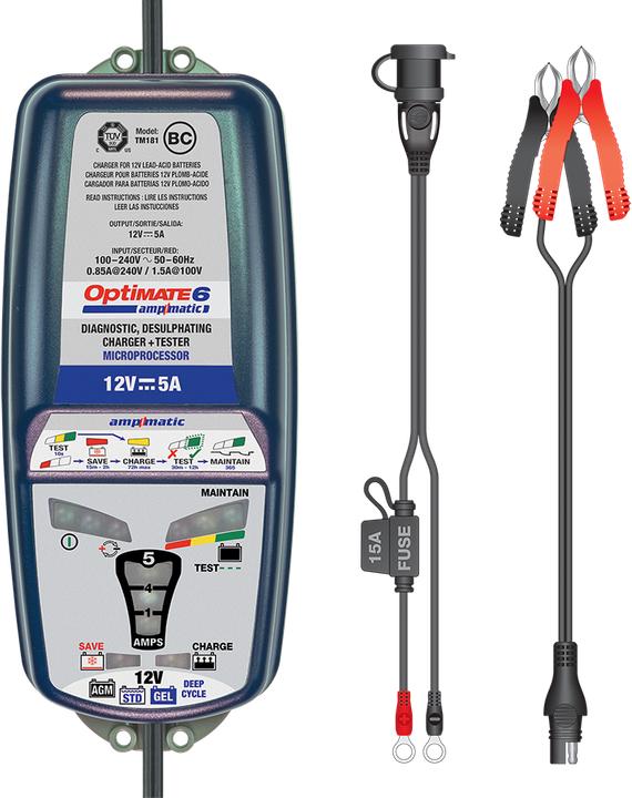 Produktbild Tecmate OptiMate 6 Ampmatic (12V, 5 A)