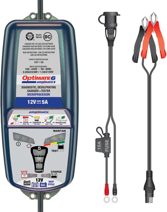 Produktbild Tecmate OptiMate 6 Ampmatic (12V, 5 A)