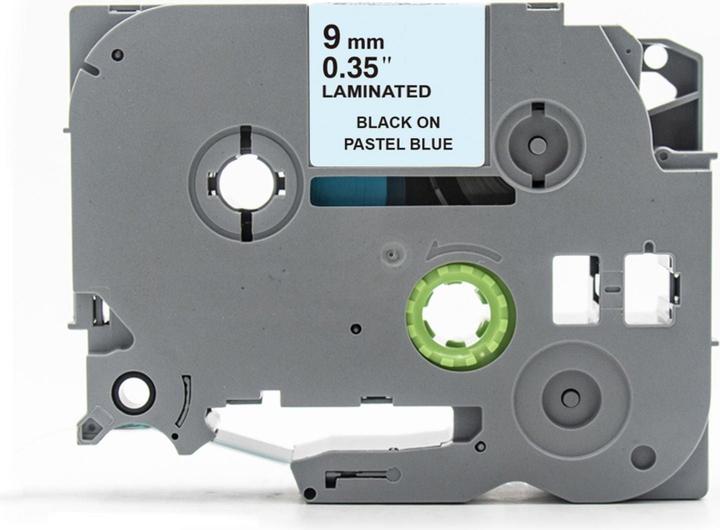 Immagine prodotto Hermex Alternatives Etikettenband zu Brother TZe-MQ521 Beschriftungsband (0.90 cm, Blu, Nero)