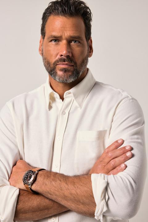 Immagine prodotto JP1880 Karo-Flanellhemd, Langarm, verdeckter Buttondown-Kragen, Modern Fit (L)