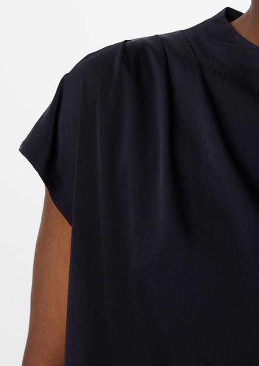 Image du produit Comma Bluse Strukturierte Bluse mit Falten-Detail (34)